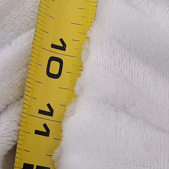 Life Rocks Womens Large White Ribbed Plush Lounge Pants - Picture 7 of 8